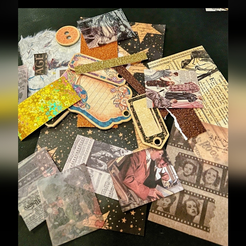 GOLD & Glitz Hollywood Papercraft Theme